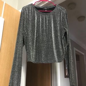 Stretchy Glitter Top 🪩🤩💖